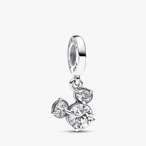 NWT Disney Mickey Mouse Sparkling Head Silhouette Dangle Charm